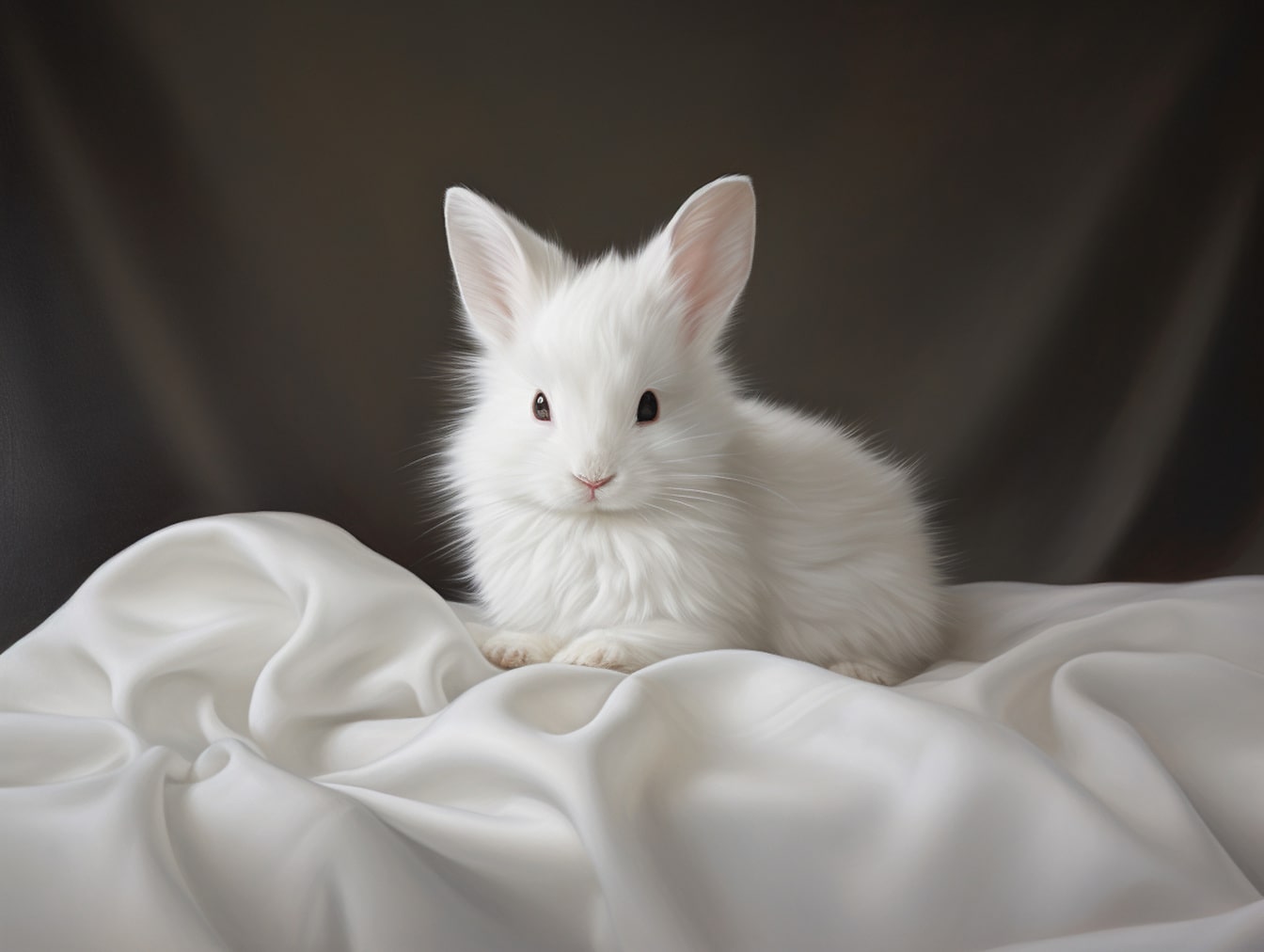 Cute White Rabbit Wallpaper For Desktop