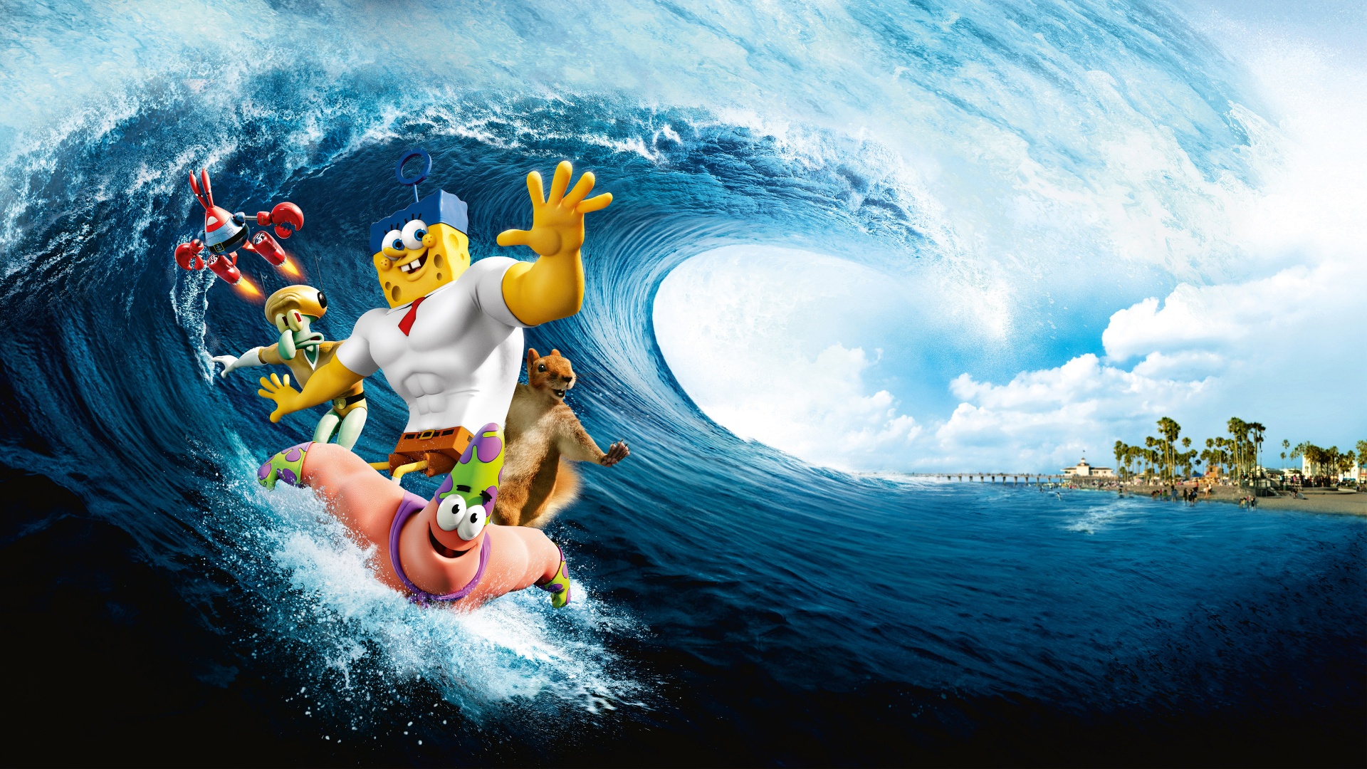 The Spongebob Movie HD Wallpaper Stylish