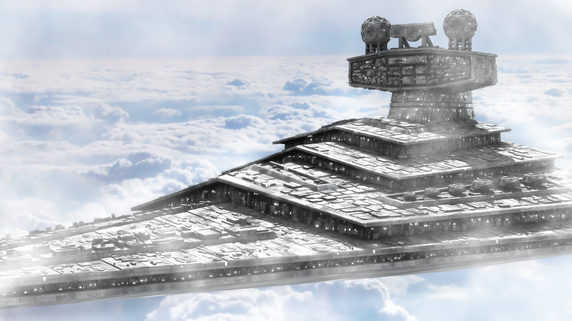 Wallpaper Imperial Star Destroyer In Atmospher Desktop Background
