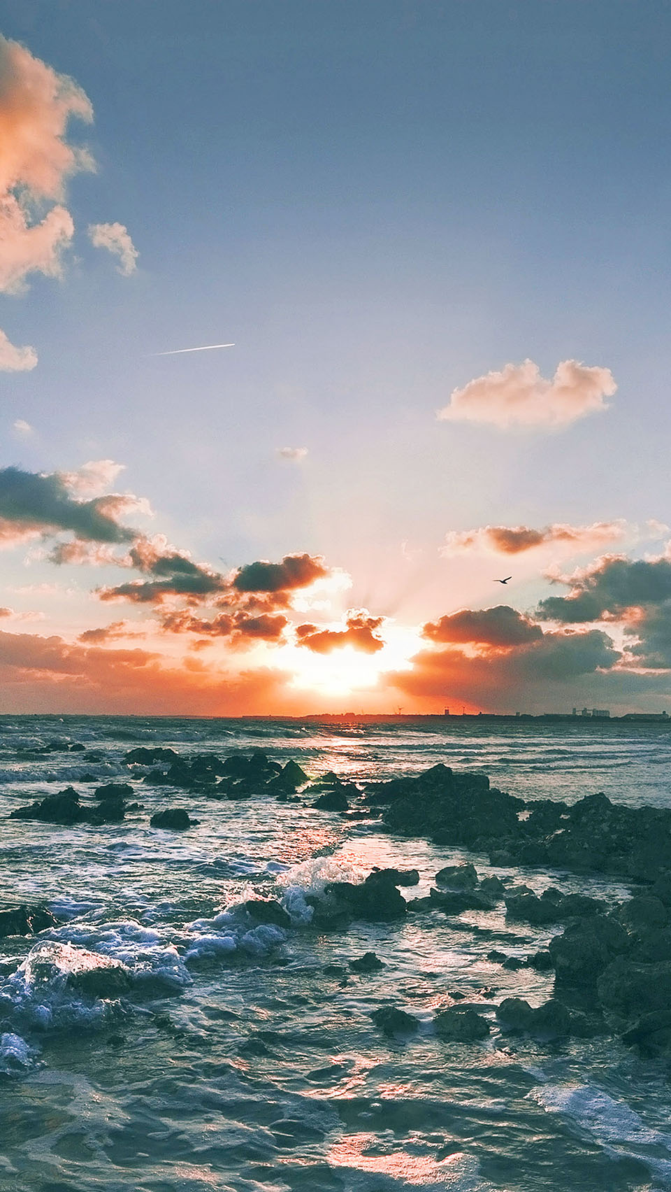 Ocean Sunset Wallpaper iPhone preview