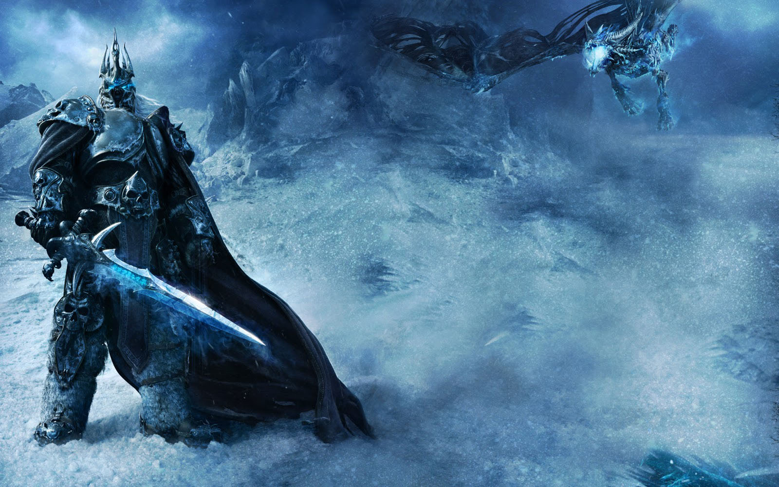 The Lich King amp Sindragosa the Frost Wyrm World of