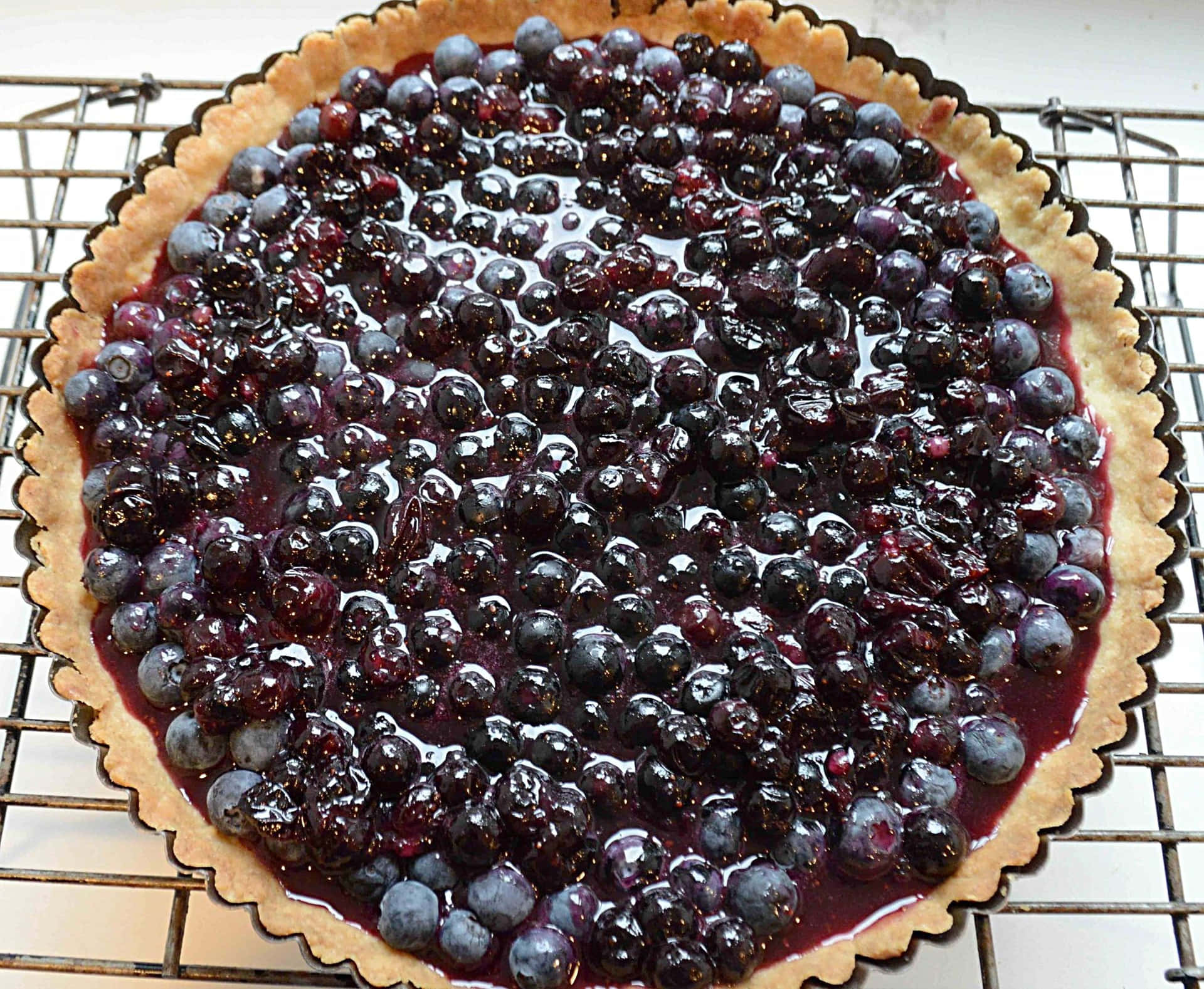 Blueberries Tart Wallpaper