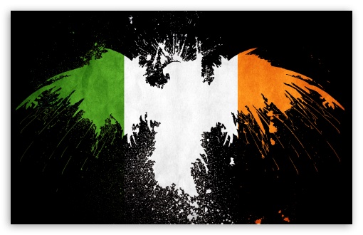 Grunge Flag Of Ireland HD Desktop Wallpaper High Definition Mobile