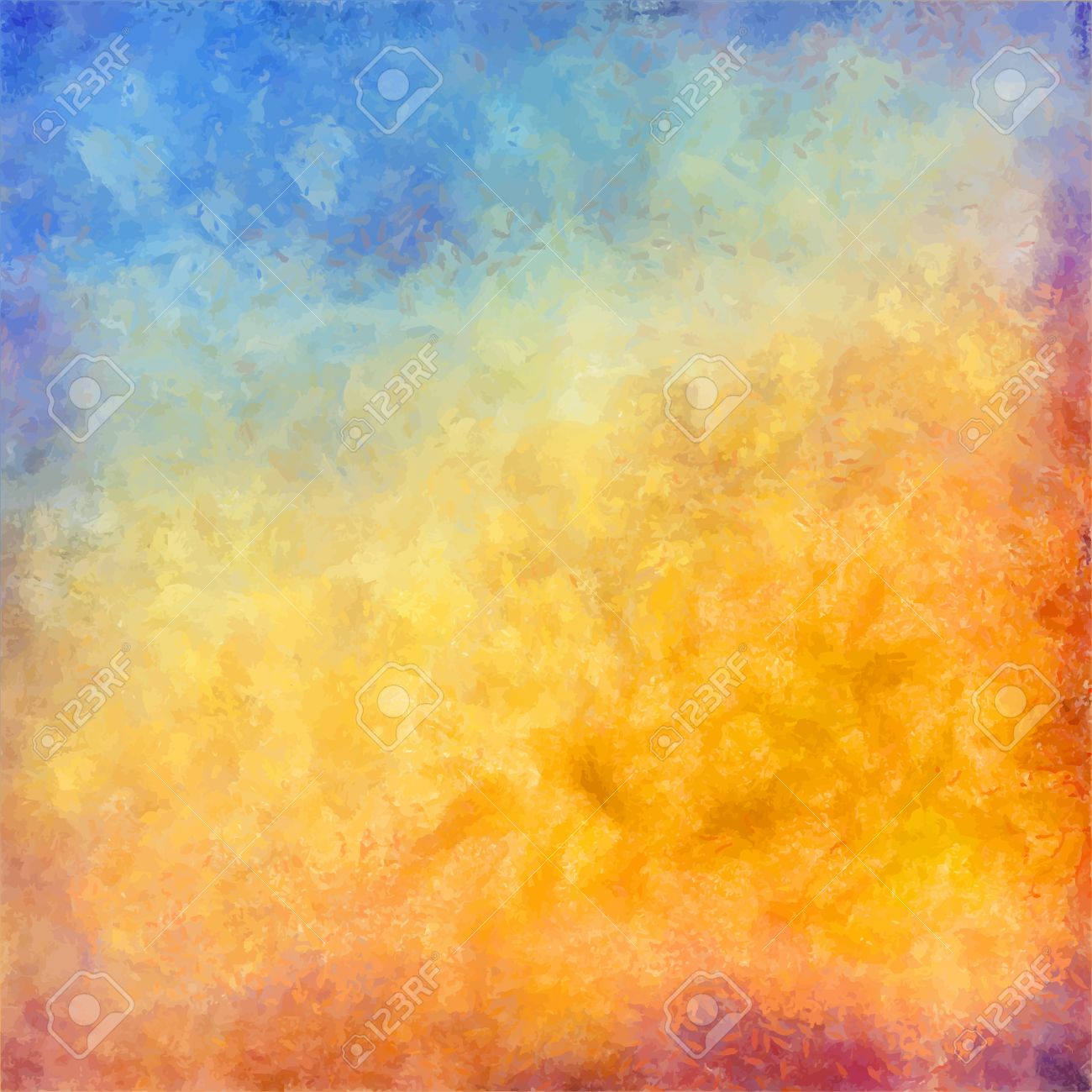 Abstract Autumn Vector Digital Oil Painting Background Royalty