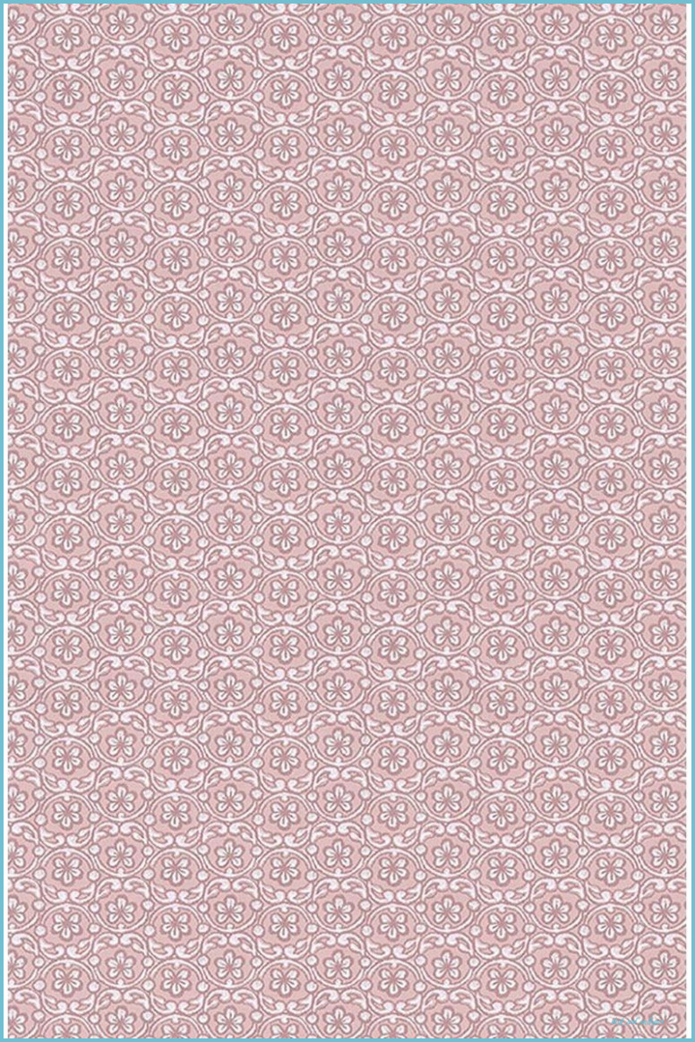 Lacy Wallpaper Soft Pink Dusty Neat