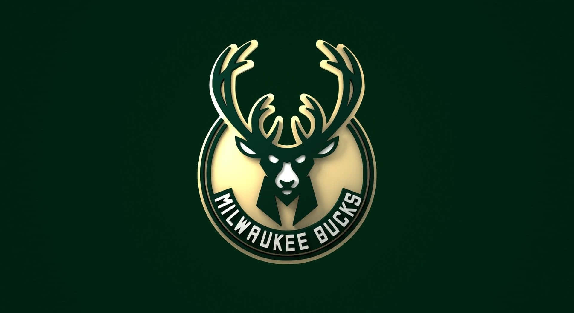 The Milwaukee Bucks Logo Representing An Iconic Sports Team Wallpaper