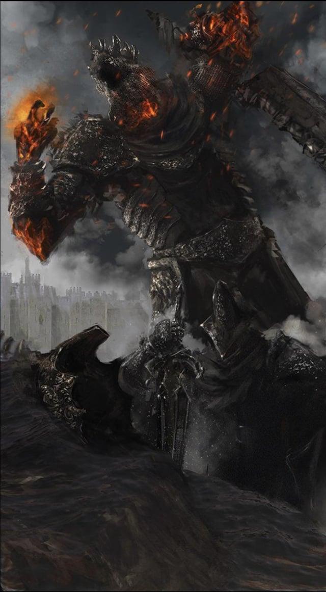 Found These Cool Dark Souls Ios Wallpaper Felt Like I Hade To