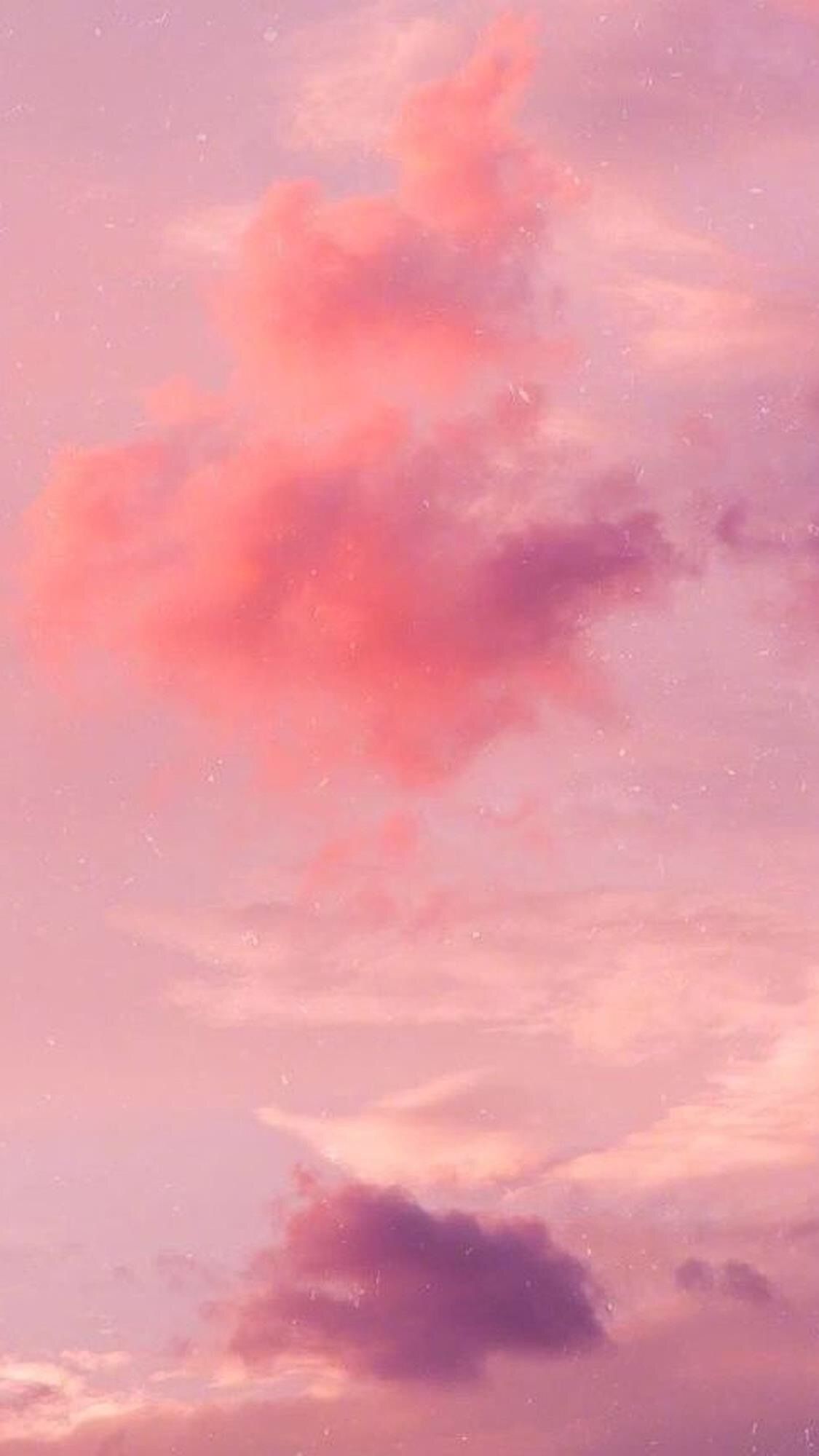 Peach Color Aesthetic Wallpaper