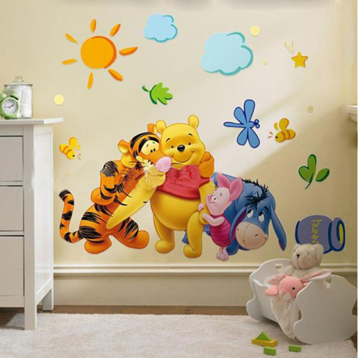 Wall Stickers For Kids Rooms Home Decor Diy Child Wallpaper Art Decals