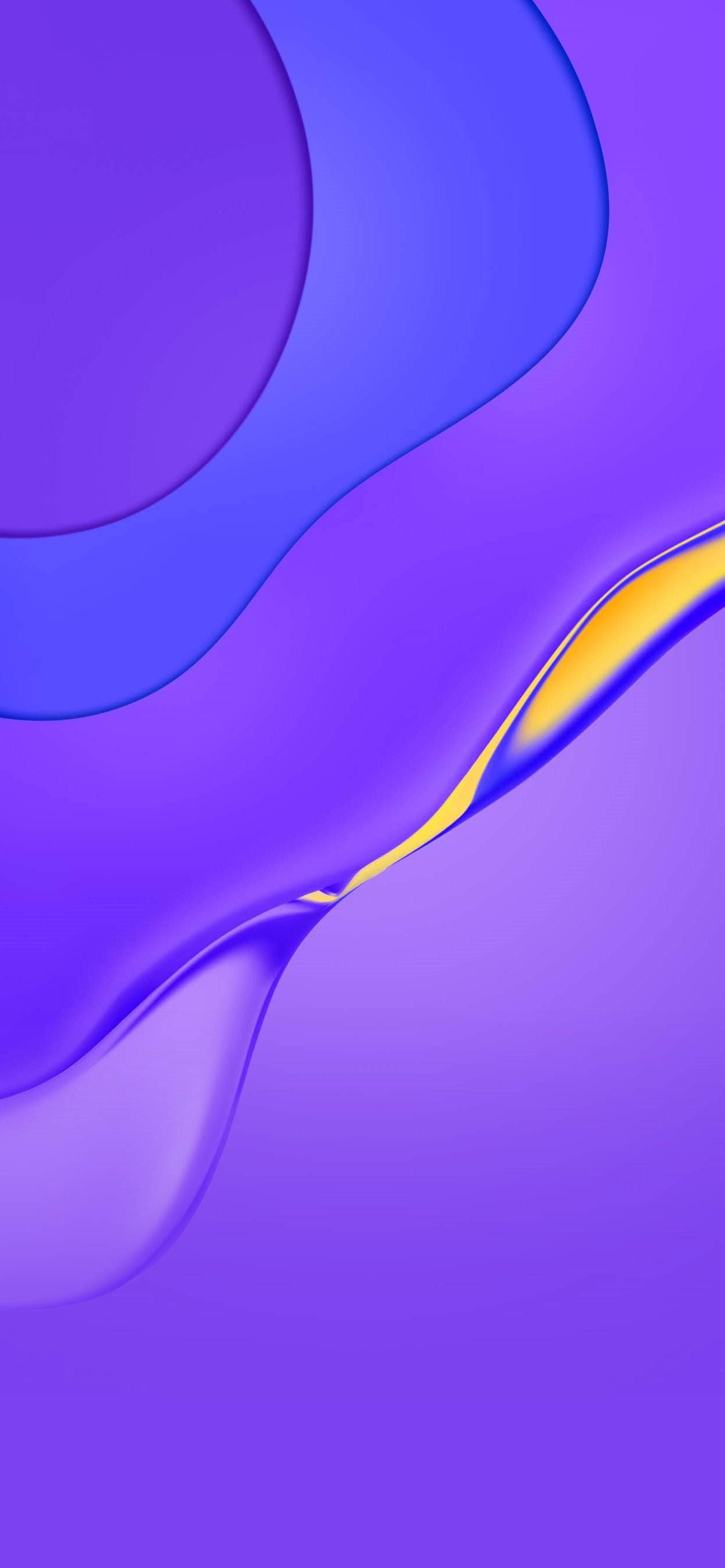 iPhone Pro Neon Purple Wallpaper