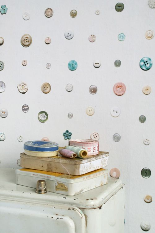 Buttons Wallpaper For Craft Room My Craftroom Which I Will Build