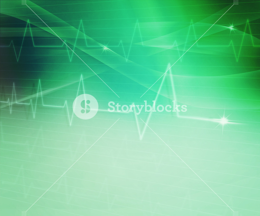 Green Abstract Medical Background Royalty Stock Image