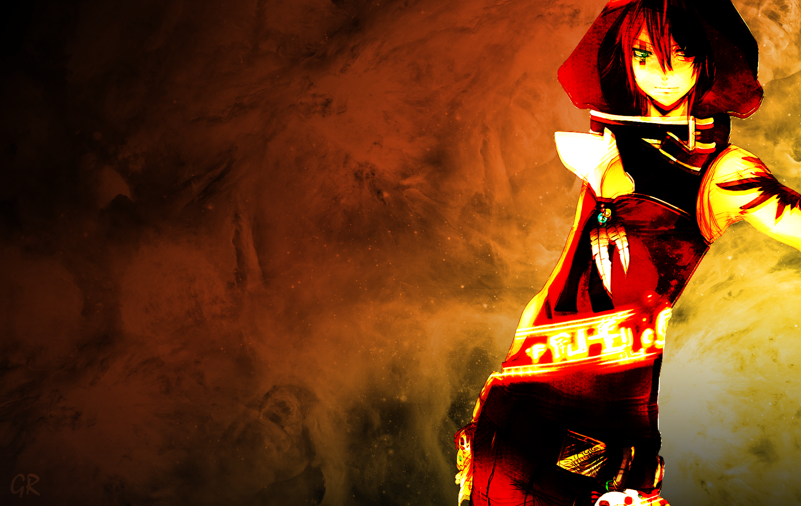 Fire Mage Girl Wallpaper By Guilao