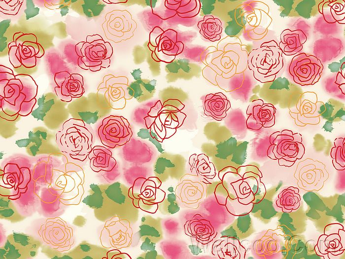 Patterns and Floal Illustrations Vol02 6 artistic flower pattern