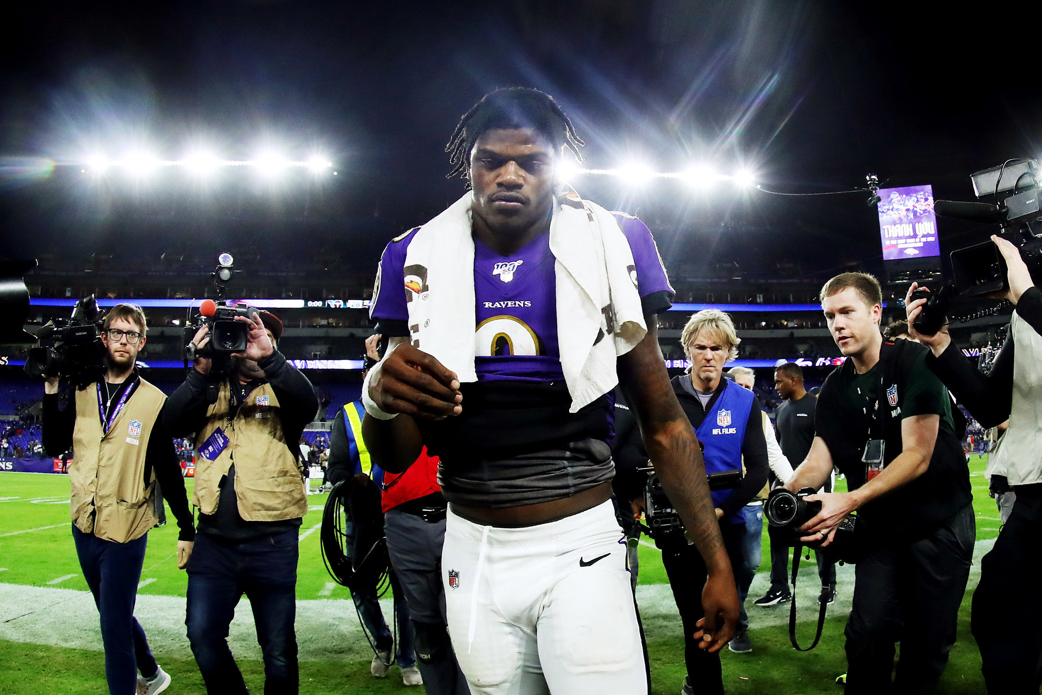 Lamar Jackson S Dream Season Ends With A Startling Loss The New
