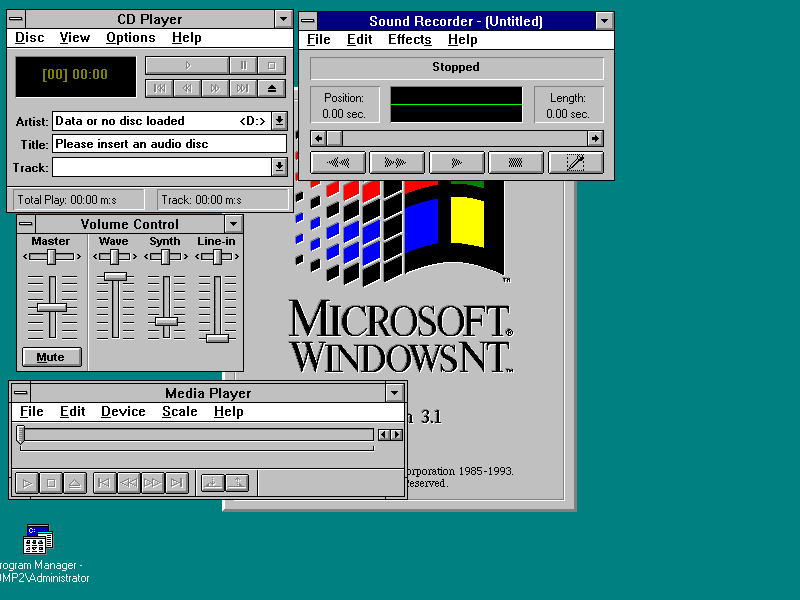 Windows 31 y anteriores