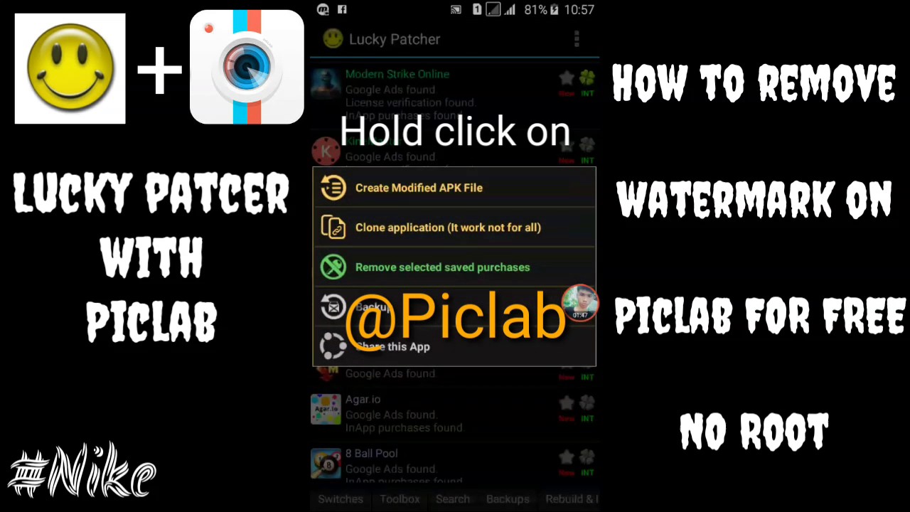 How To Remove Watermark On Piclab For
