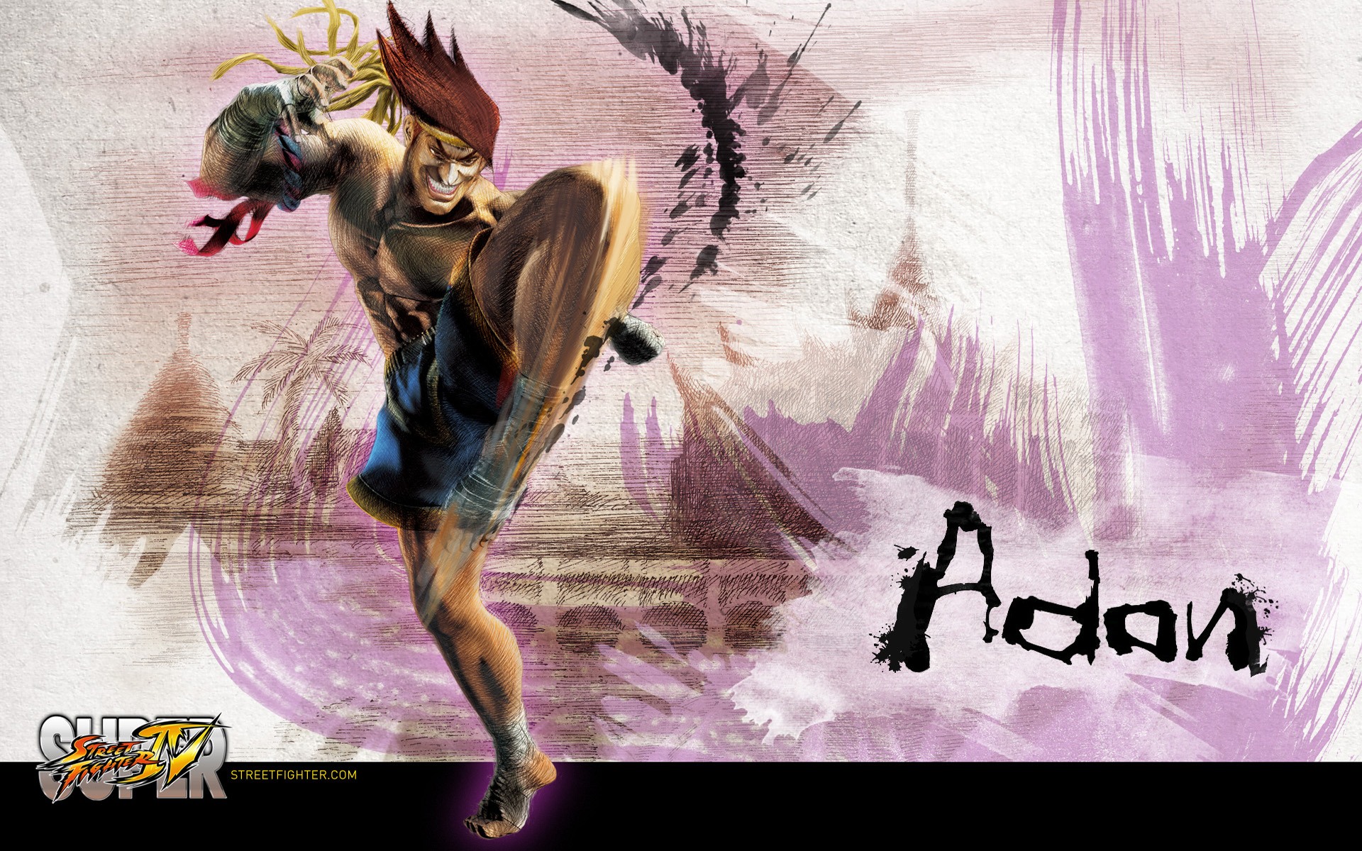 Super Street Fighter Iv Adon Desktop Wallpaper