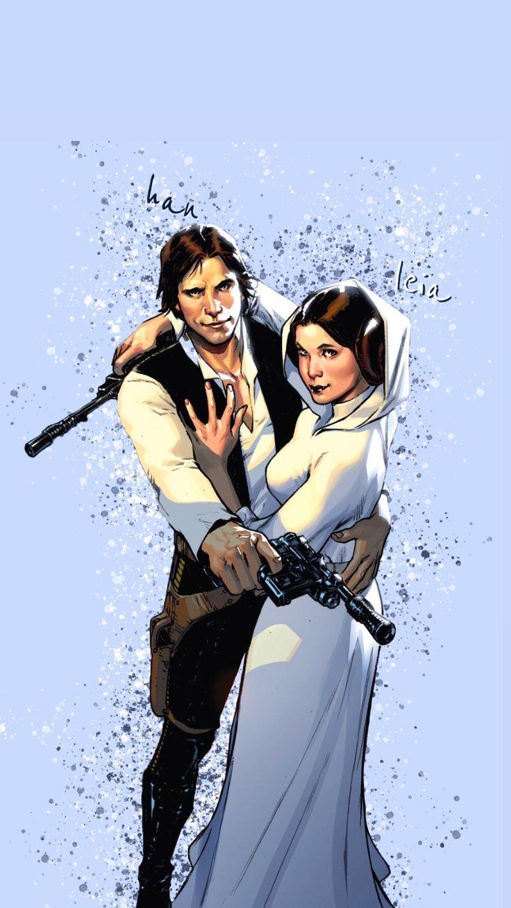 Han Leia Wallpaper Star Wars Outfits And