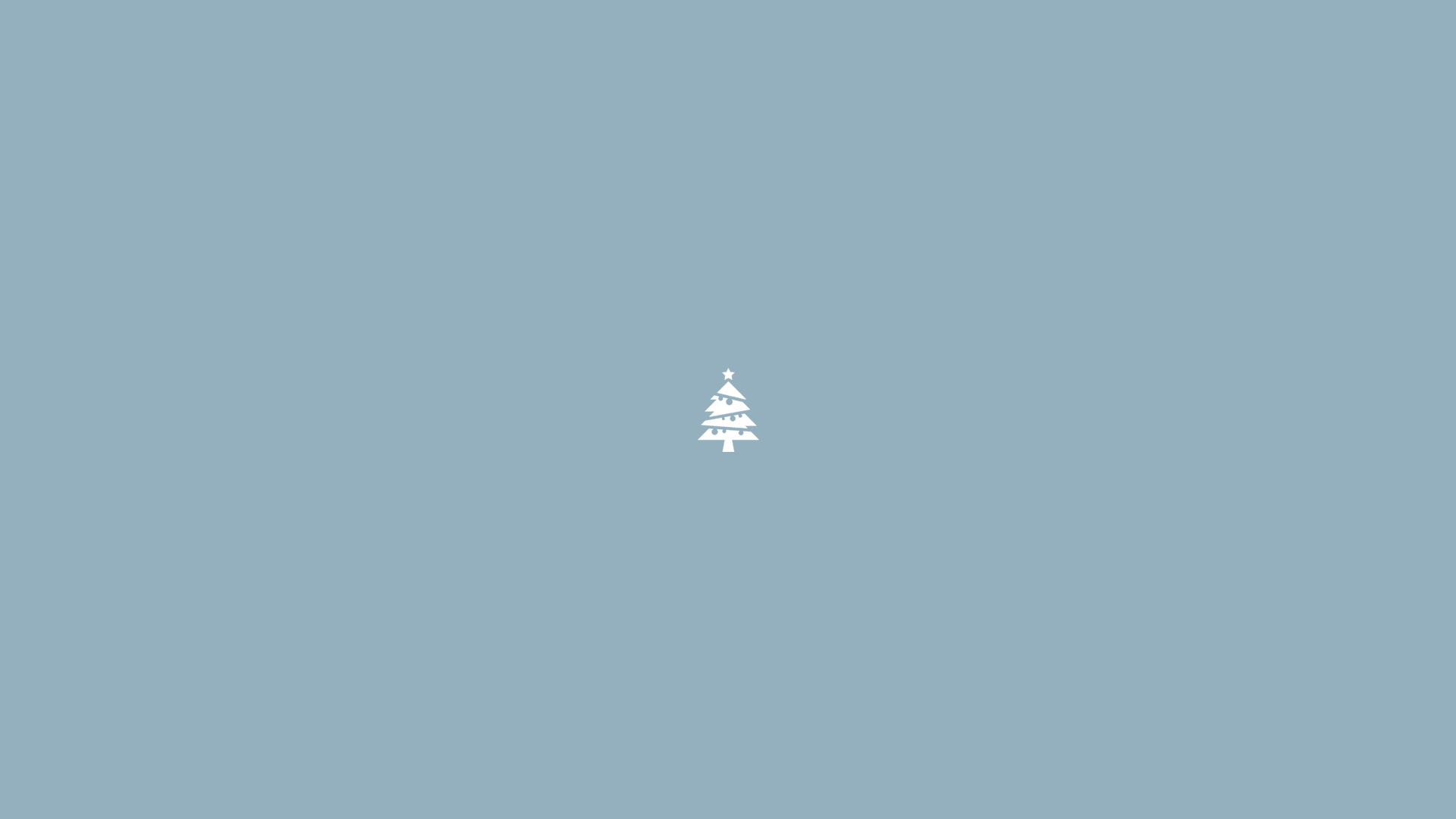 Minimalist Christmas Tree Wallpaper In