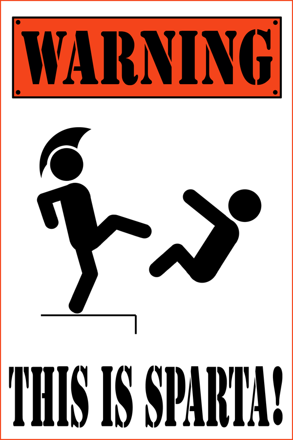 Sparta Signs Warning Caution Stick Figures 1440x2560jpg Picture