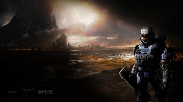 Spartan Halo Reach Background Wallpaper