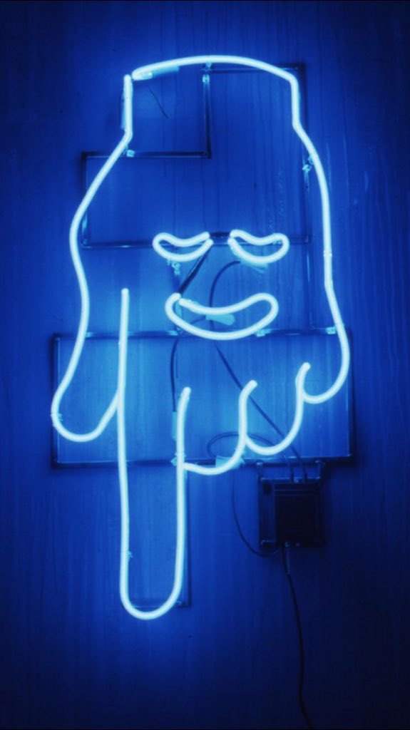 The Best Neon Lights Electric Blue Aesthetic Wallpaper
