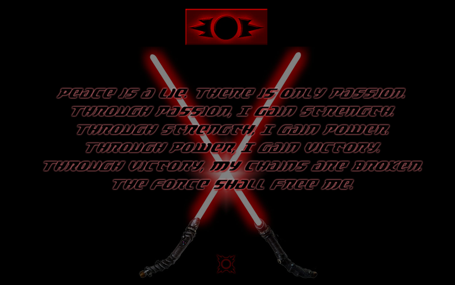 Sith Code Wallpaper Sith code wallpaper by vires