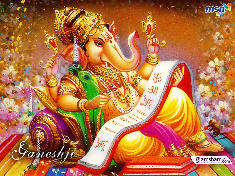 Lord Ganesh Devotional Wallpaper Divine Thought Temples Mantras