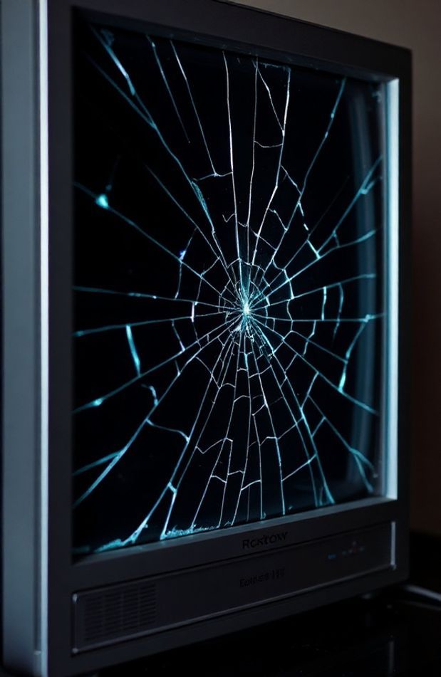 Broken Tv Screen Wallpaper