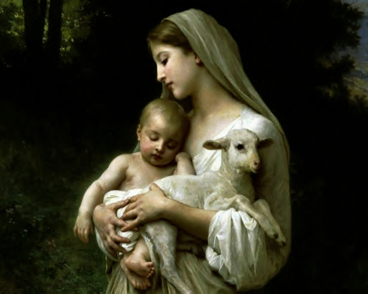 Wallpaper The Blessed Virgin Mary Is Mother Of Jesus Christ