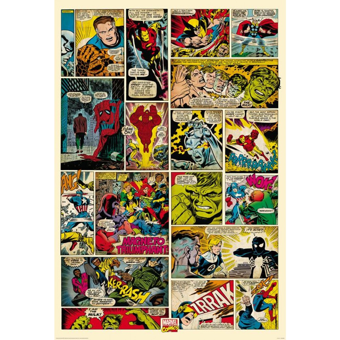 Marvel Ic Book Wall Mural 58m X 32m