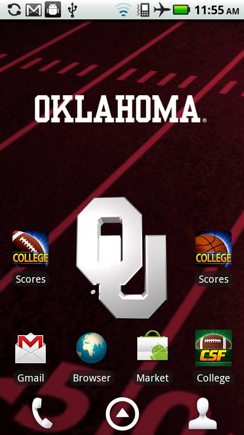 Background Animation Fades From Oklahoma Sooners To Boomer Sooner