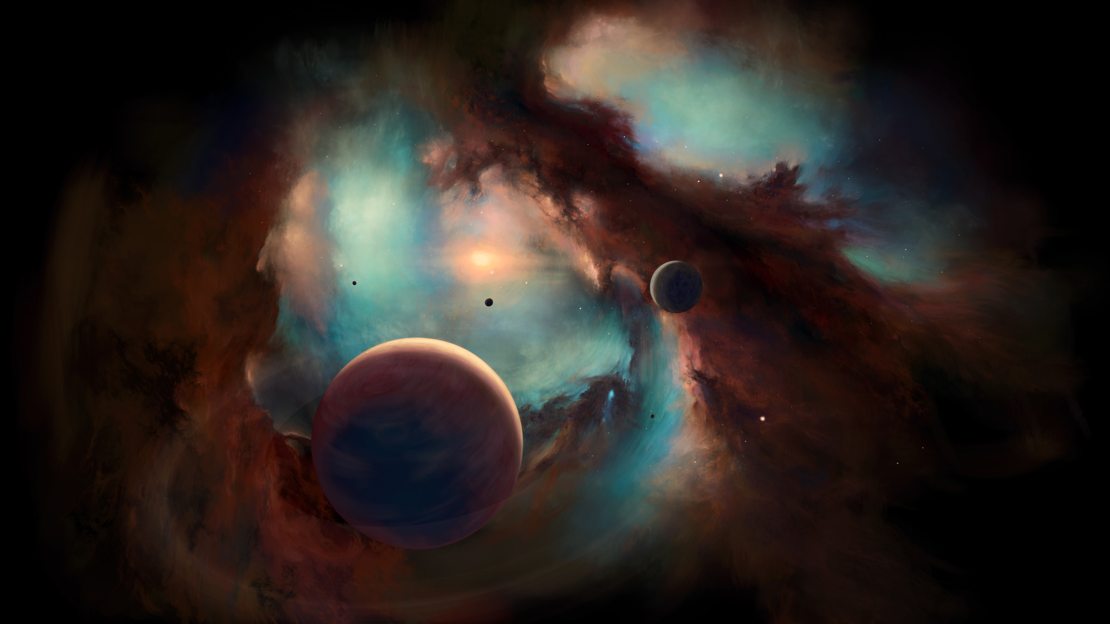 Wallpaper 4k Nebula Space