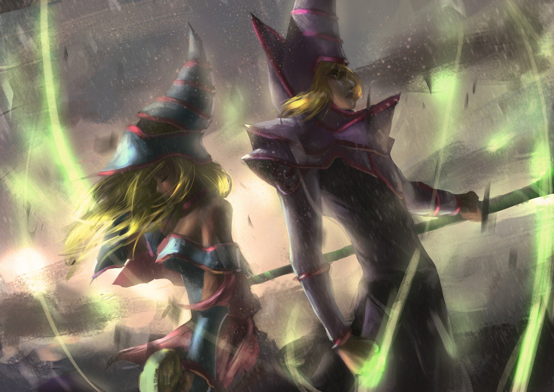 Fantasy Art Magic Yugioh Dark Magician Girl Wallpaper HD