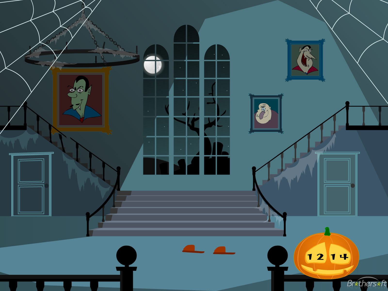 Wallpaper Background Halloweenweb Co Uk Haunted House