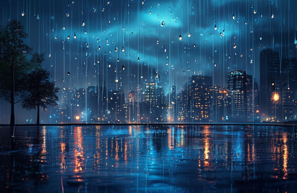 3d Rain Wallpaper