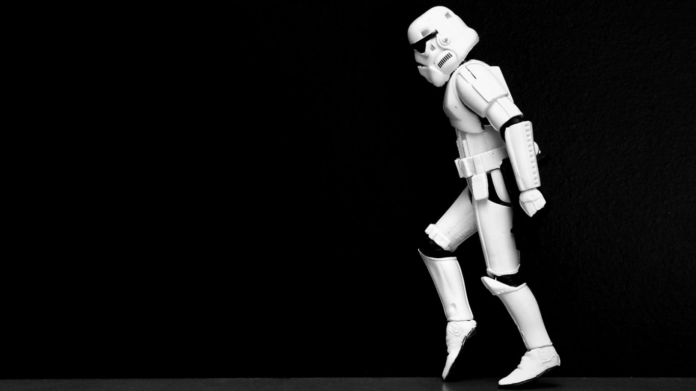 Star Wars Wallpaper Stormtroopers Black