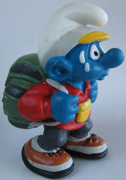 Image Smurf Smurfs Sweating Peyo Schleich Vintage Collectable Toy