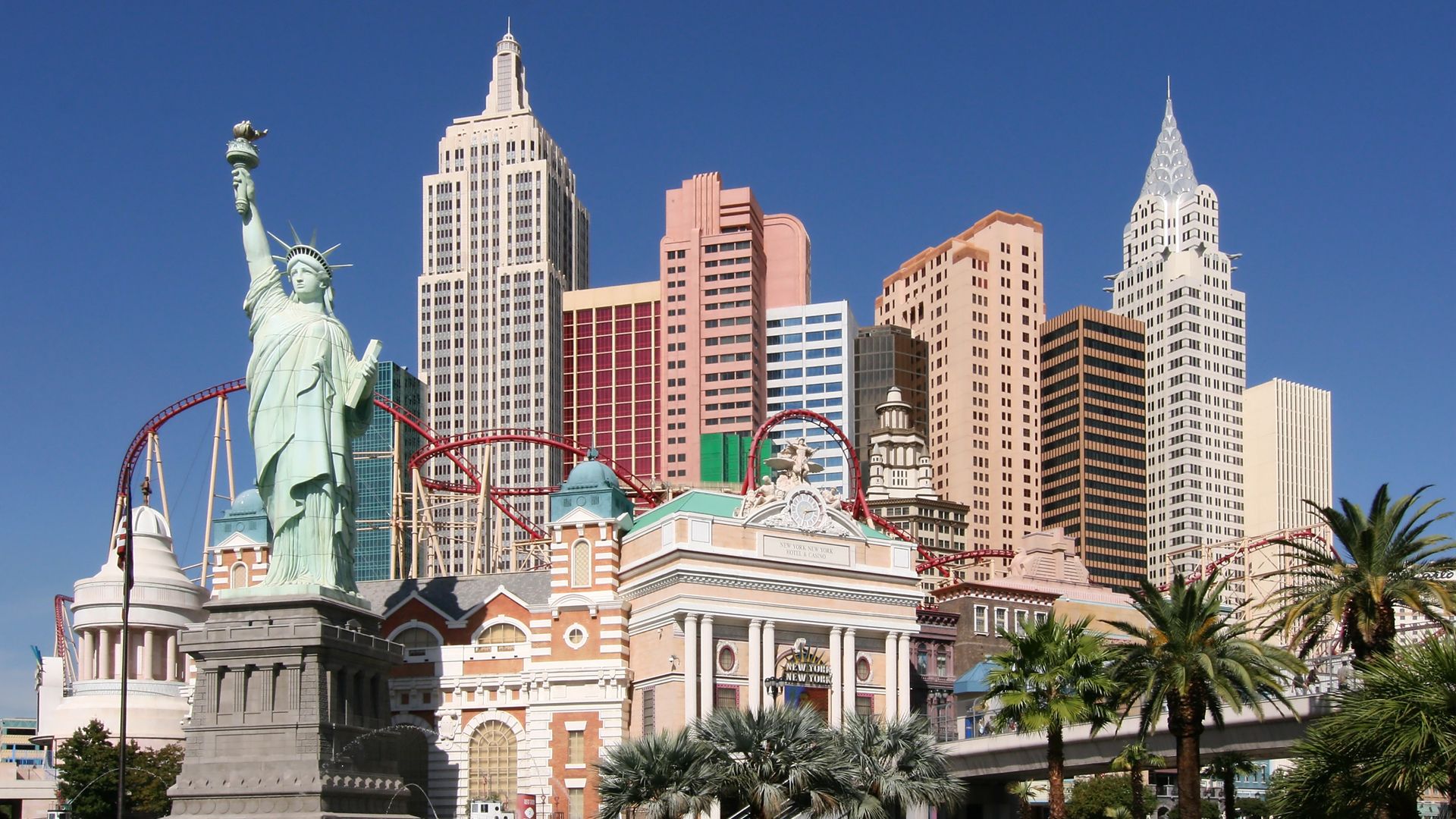 Las Vegas New York Casino Hd Wallpaper Of City