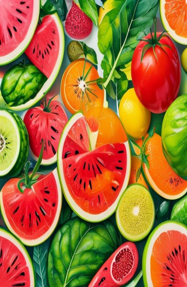 Wallpaper Fruits And Vegetables