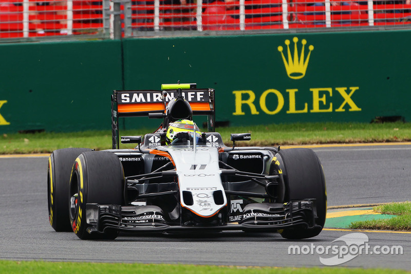 Sergio Perez Sahara Force India F1 Vjm09 At Australian Gp