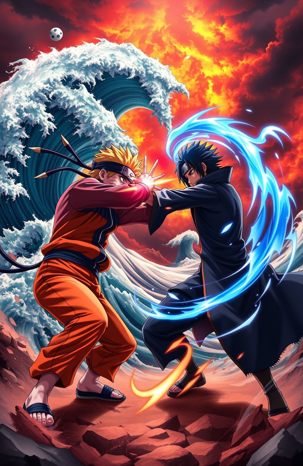 Naruto Vs Sasuke Wallpaper