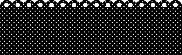 Polka Dots Border Black And White Jpg