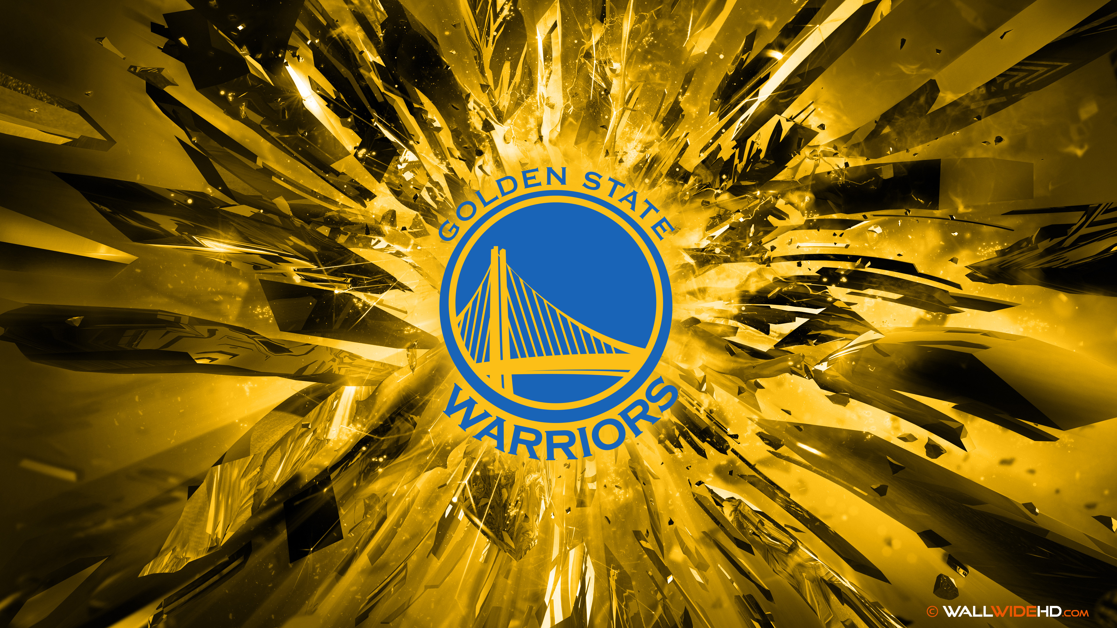 Golden State Warriors Logo 4k Wallpaper By Wallpaperpal