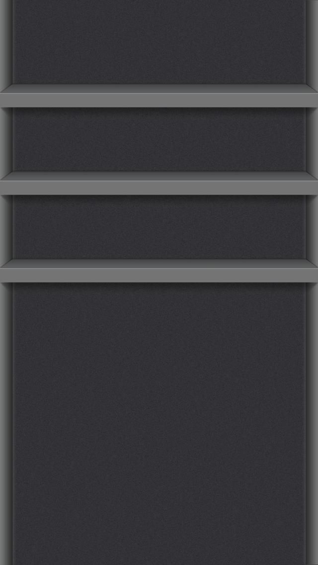 Tap And Get The App Shelves Minimalistic Unicolor Simple