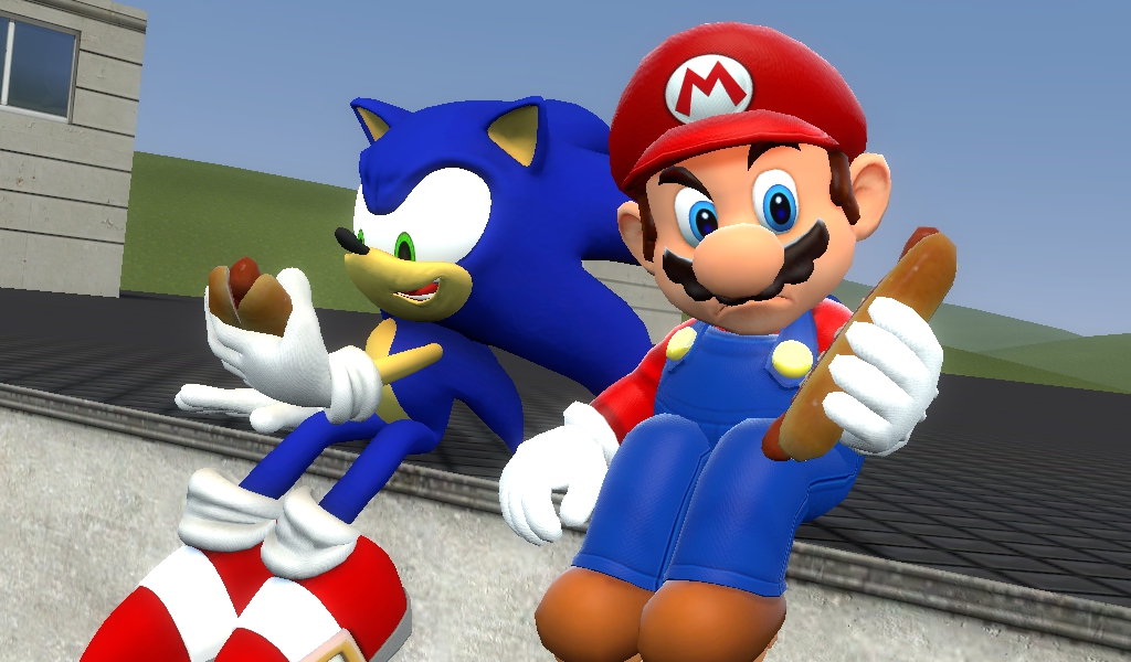 Mario And Sonic Friends Lunch Time