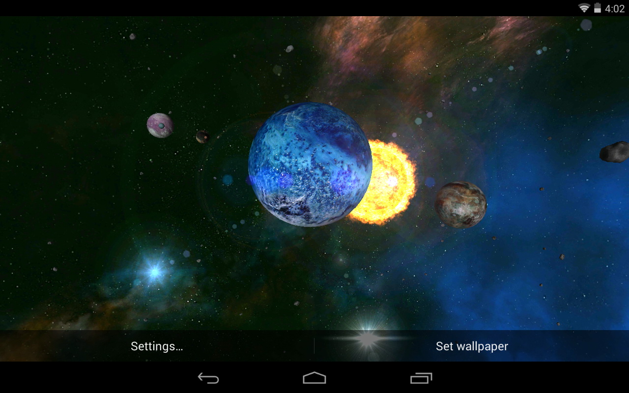 space live wallpaper android