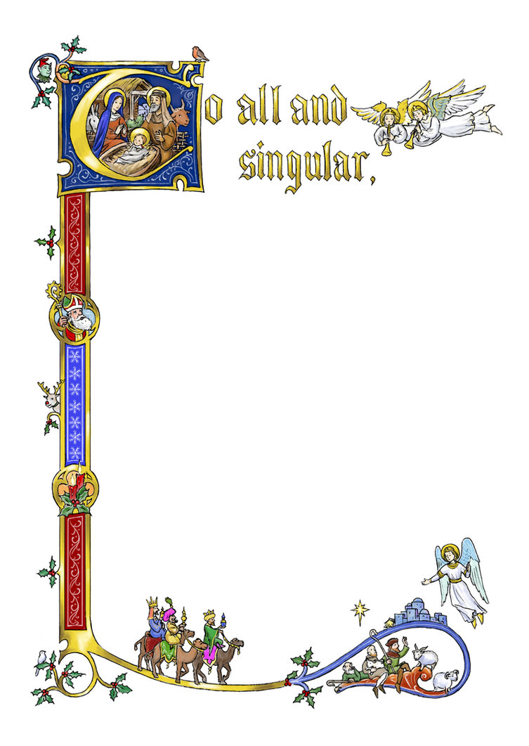 medieval manuscripts borders