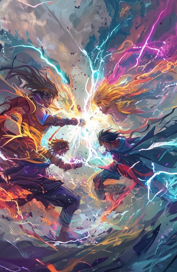 Anime Fighting Wallpaper